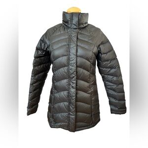 The North Face Black 600-Fill Down Parka Mid- Length Puffer Jacket Size XS/TP